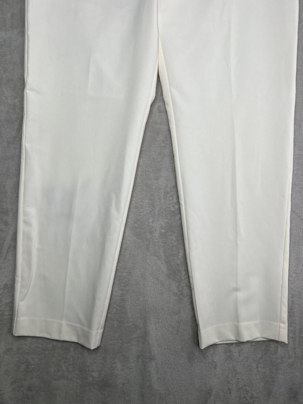 MNG Womens White Tapered Trousers Size 12 - Picture 15 of 16